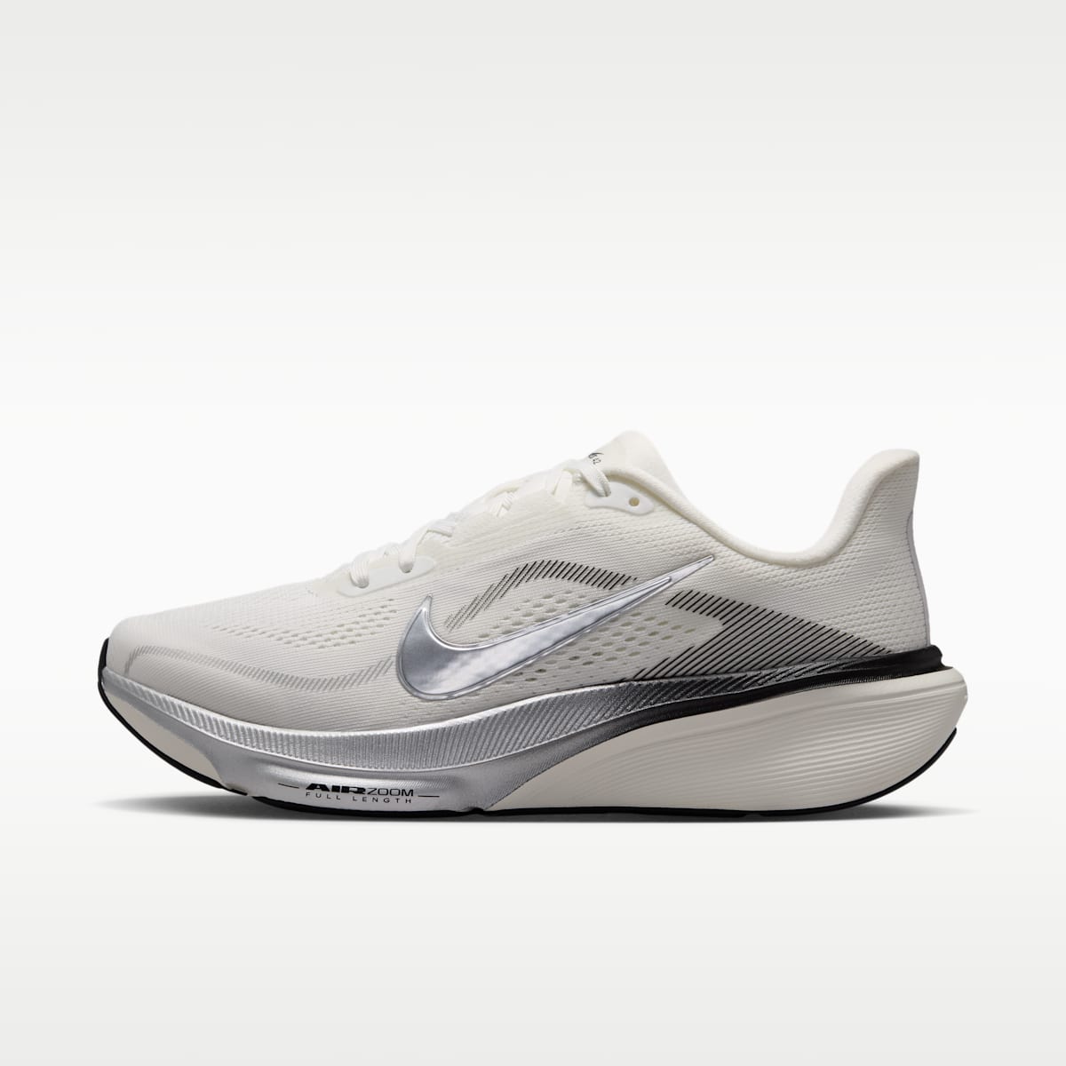 Nike Pegasus 42 Women's Road Running Shoes - Summit White/Sail/Black/Metallic Silver
