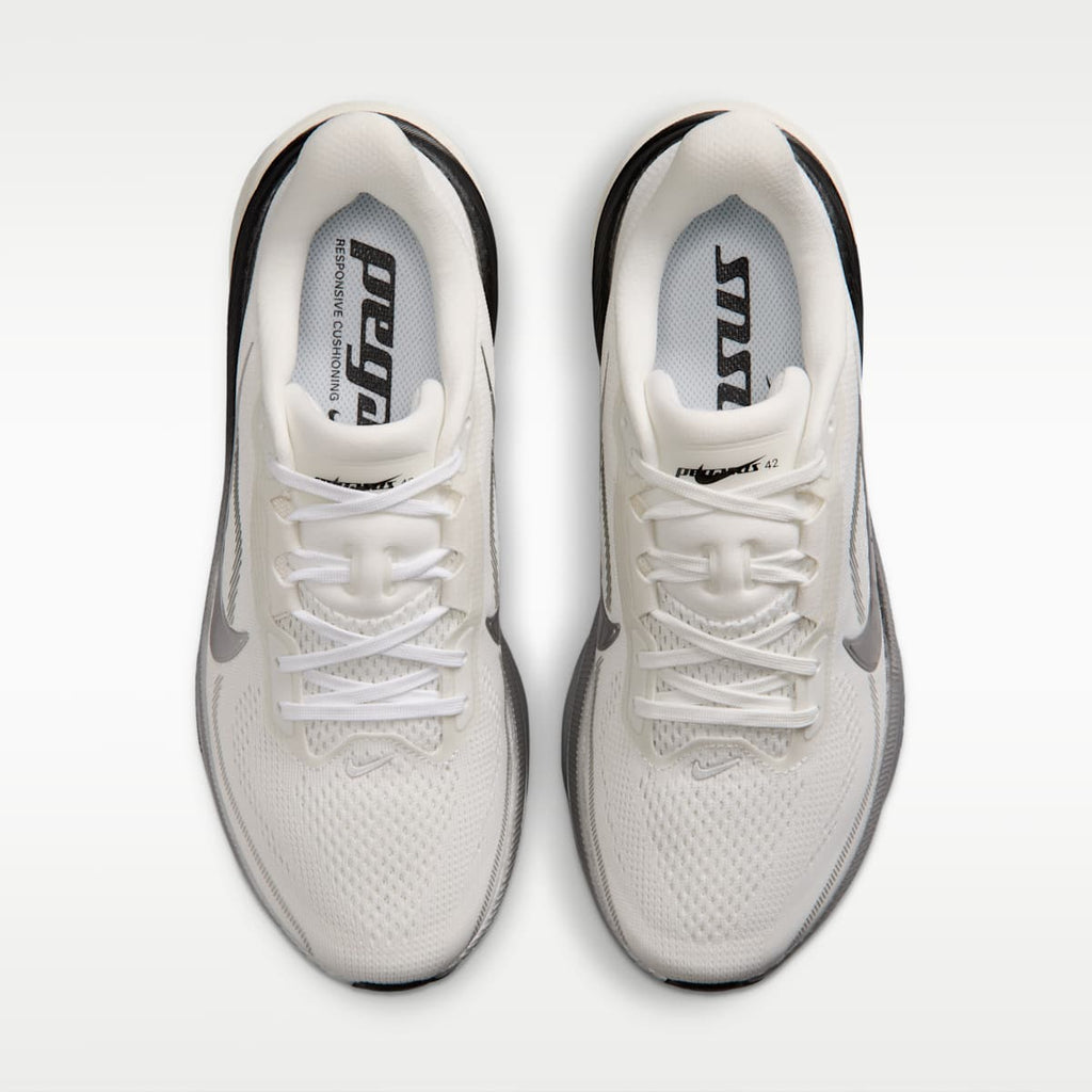 Nike Pegasus 42 Women's Road Running Shoes - Summit White/Sail/Black/Metallic Silver