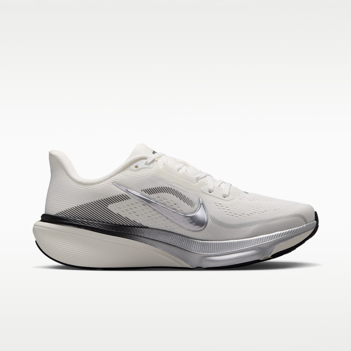 Nike Pegasus 42 Women's Road Running Shoes - Summit White/Sail/Black/Metallic Silver