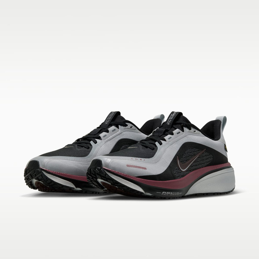 Nike Pegasus 42 GORE-TEX  Women's Waterproof Road Running Shoes - Light Smoke Grey/Pink Smoke/Metallic Silver/Mystic Dates
