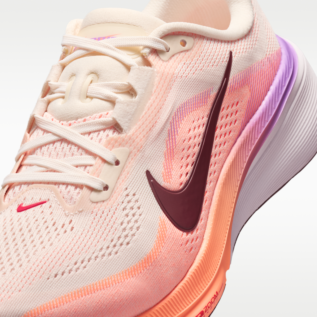 Nike Pegasus 42 Women's Road Running Shoes (Wide) - Chalk/Orange Pulse/Bright Violet/Tattoo