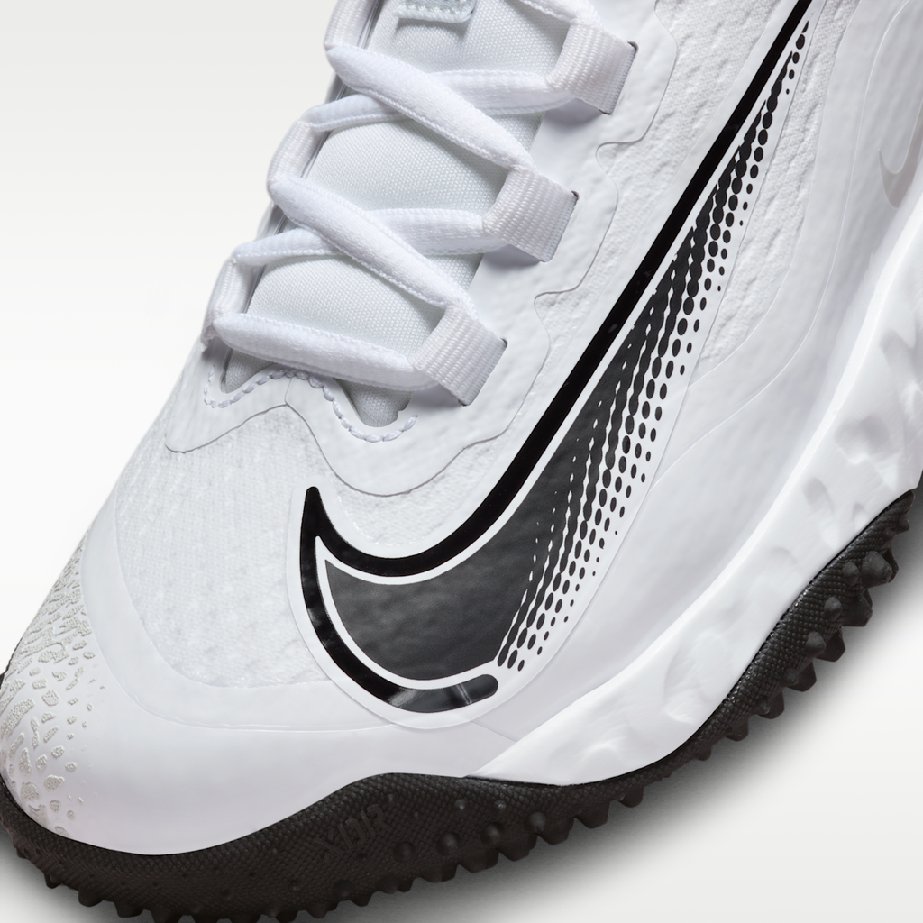 Nike Alpha Huarache Elite 4 Turf Women's Softball Shoes - White/Photon Dust/Black