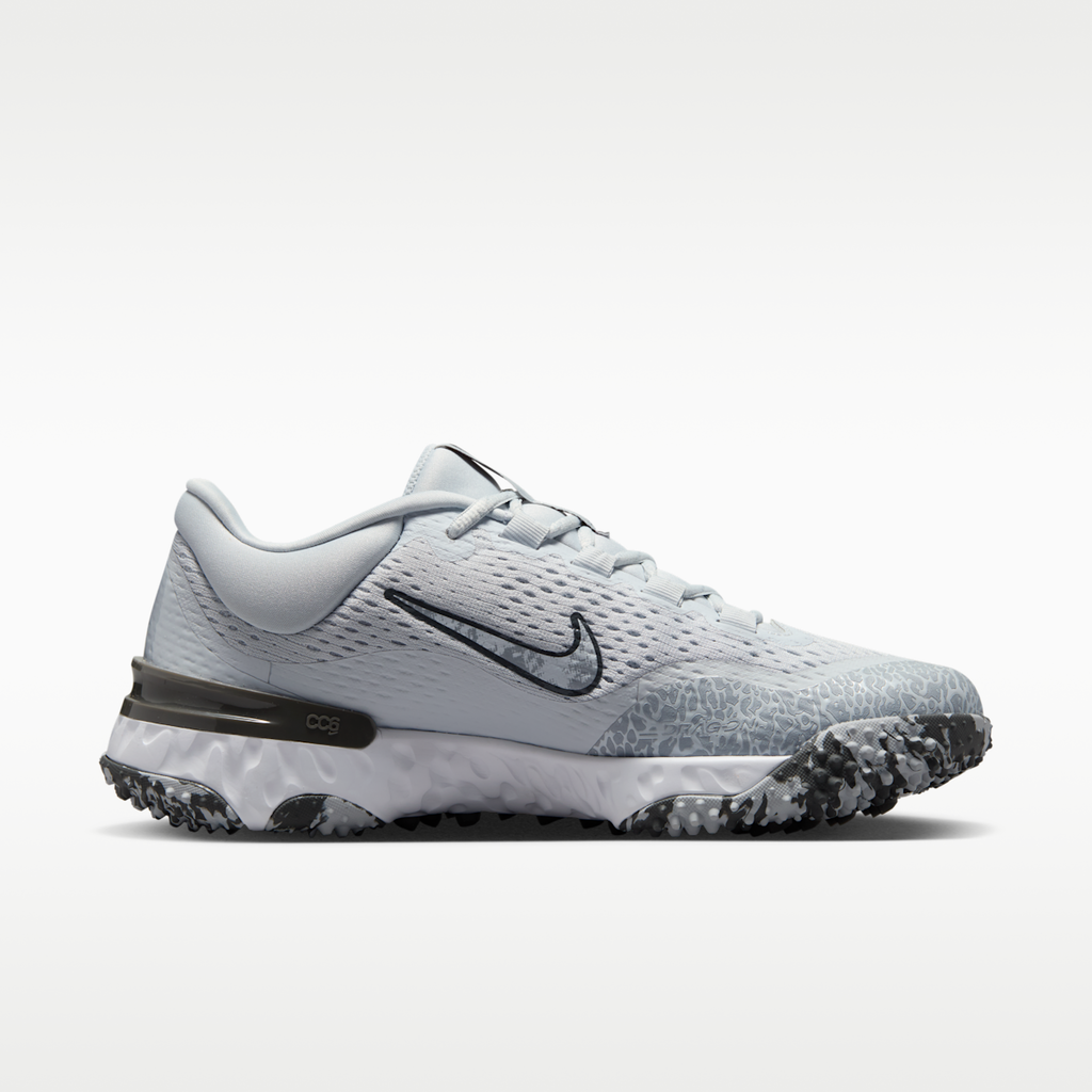 Nike Alpha Huarache Elite 4 Turf Women's Softball Shoes - Pure Platinum/Iron Grey/White/Wolf Grey
