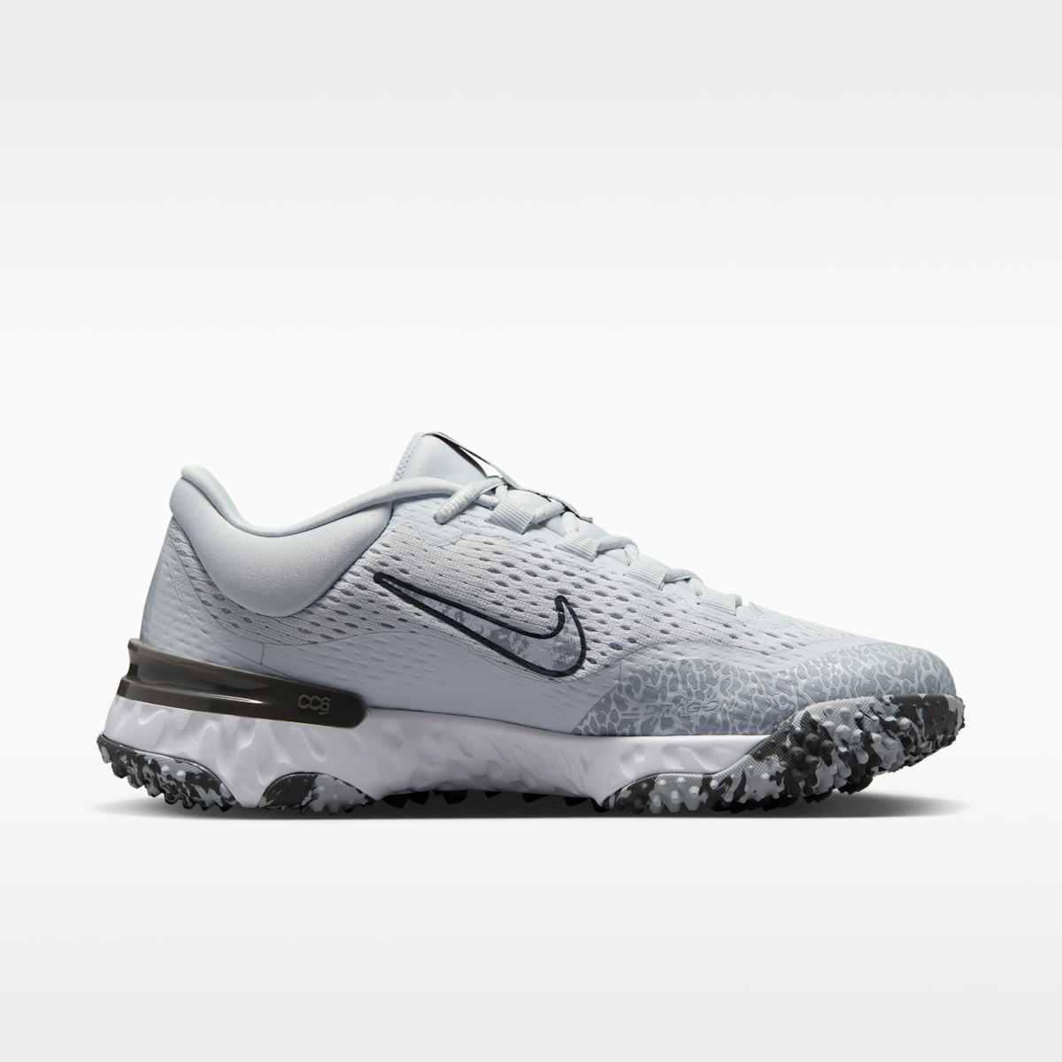 Nike Alpha Huarache Elite 4 Turf Women's Softball Shoes - Pure Platinum/Iron Grey/White/Wolf Grey