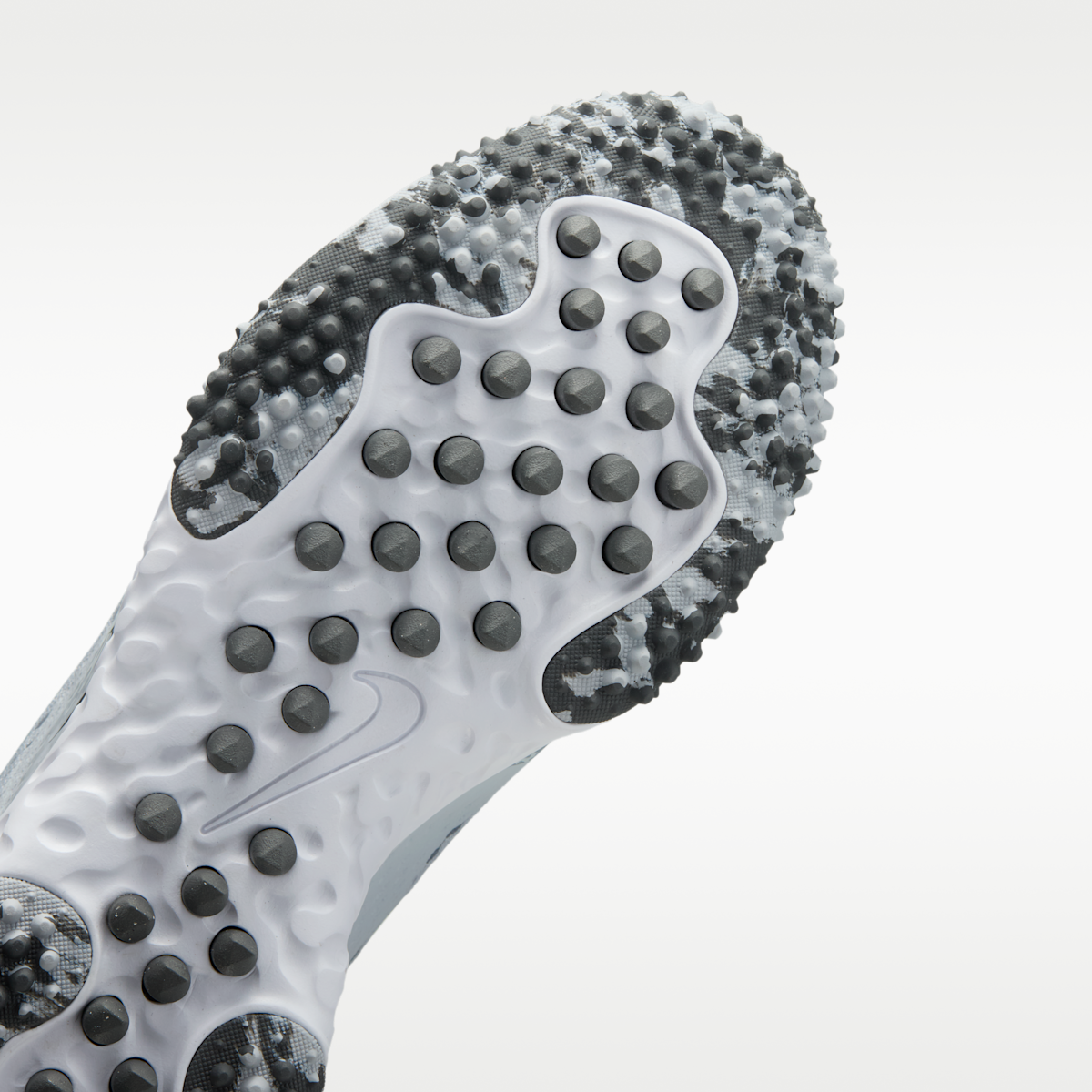 Nike Alpha Huarache Elite 4 Turf Women's Softball Shoes - Pure Platinum/Iron Grey/White/Wolf Grey