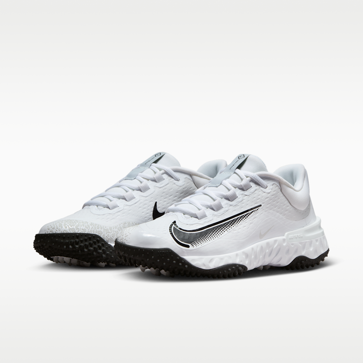 Nike Alpha Huarache Elite 4 Turf Women's Softball Shoes - White/Photon Dust/Black