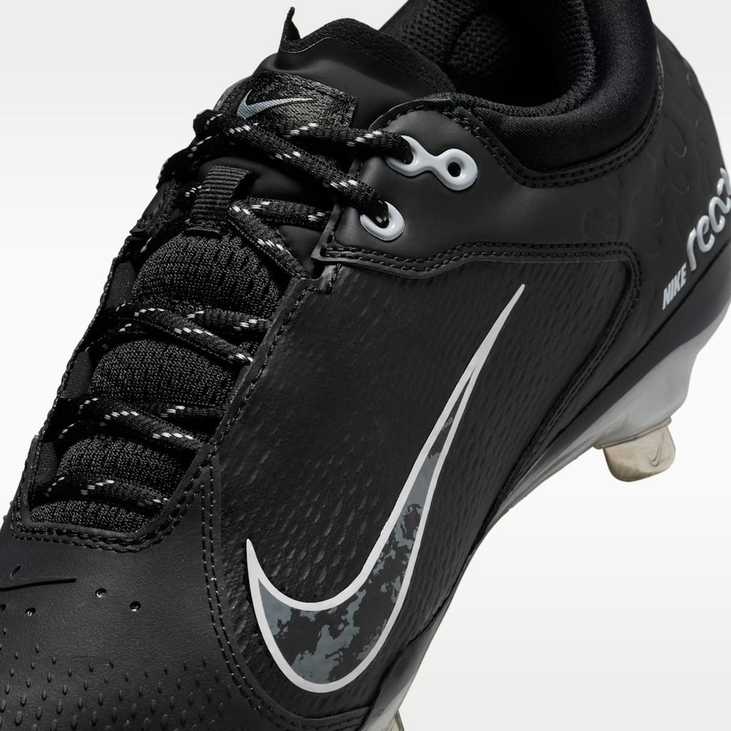Nike Hyperdiamond 4 Elite Women's Softball Cleats - Black/Iron Grey/Pure Platinum