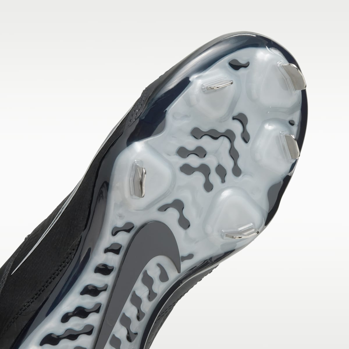 Nike Hyperdiamond 4 Elite Women's Softball Cleats - Black/Iron Grey/Pure Platinum