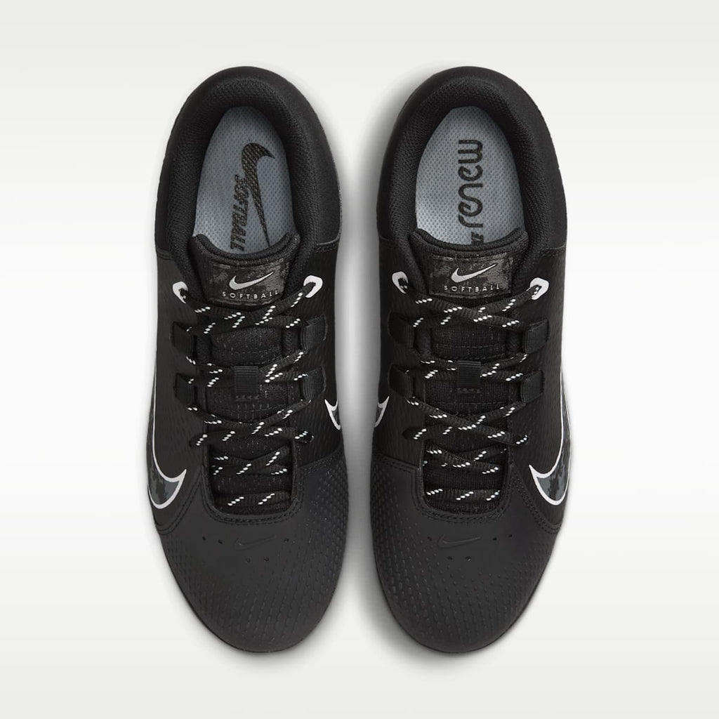 Nike Hyperdiamond 4 Pro Women's Softball Cleats - Black/Pure Platinum/Iron Grey