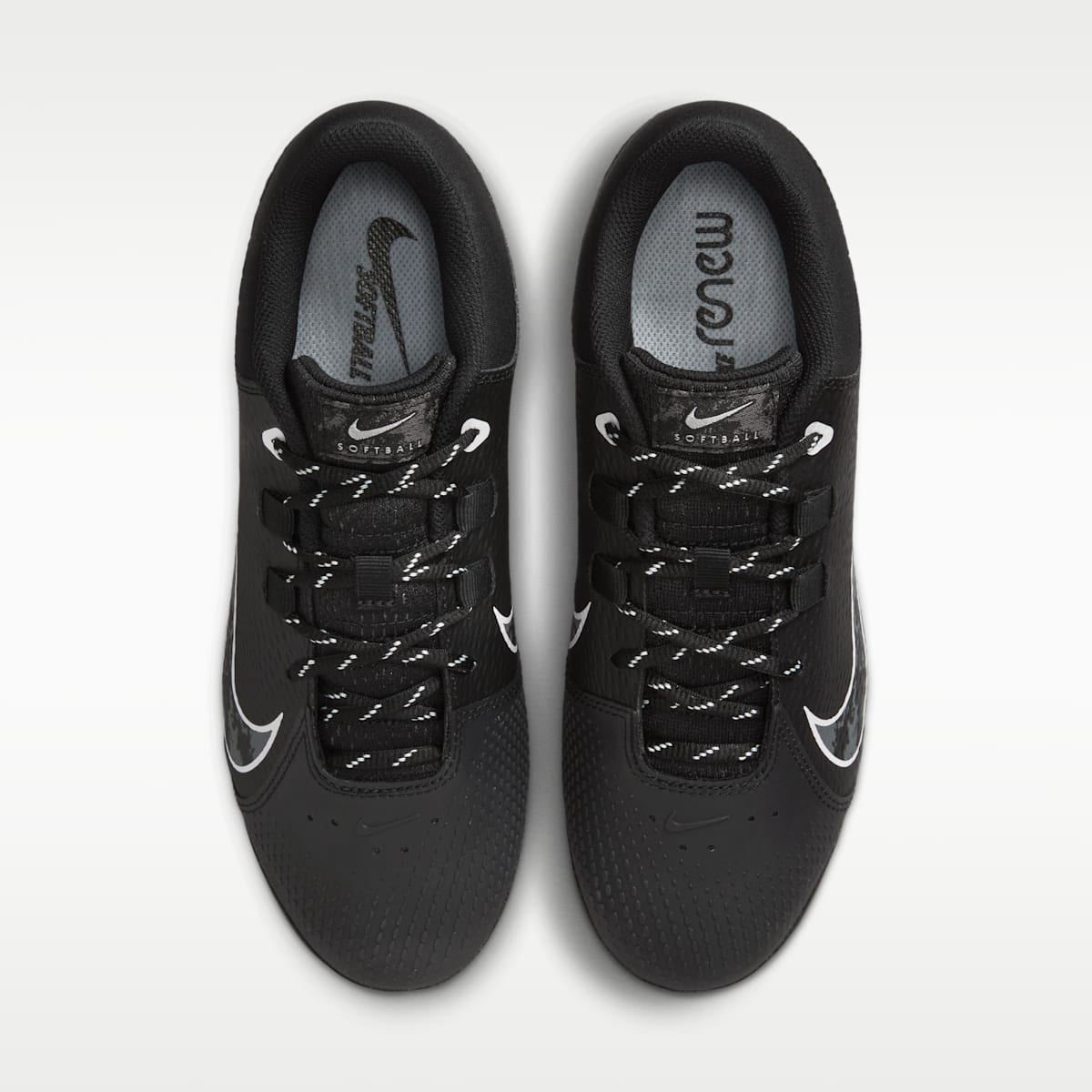 Nike Hyperdiamond 4 Pro Women's Softball Cleats - Black/Pure Platinum/Iron Grey