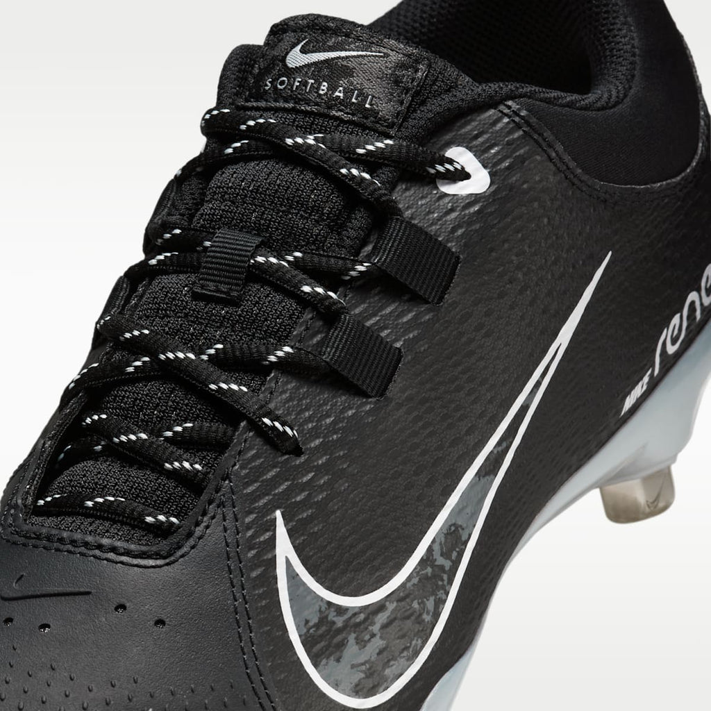 Nike Hyperdiamond 4 Pro Women's Softball Cleats - Black/Pure Platinum/Iron Grey