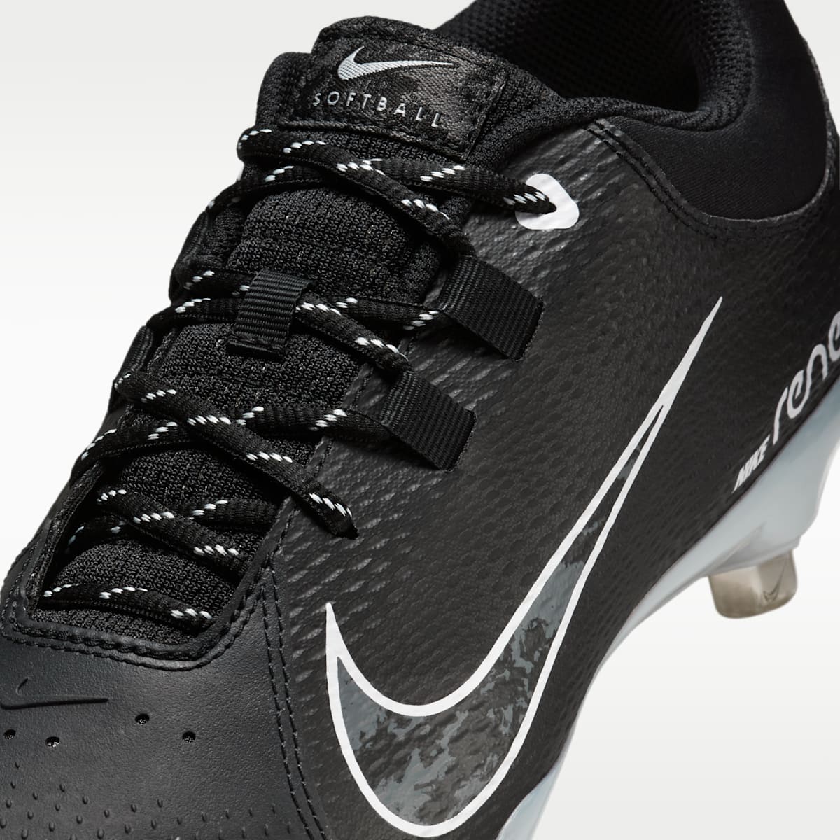 Nike Hyperdiamond 4 Pro Women's Softball Cleats - Black/Pure Platinum/Iron Grey