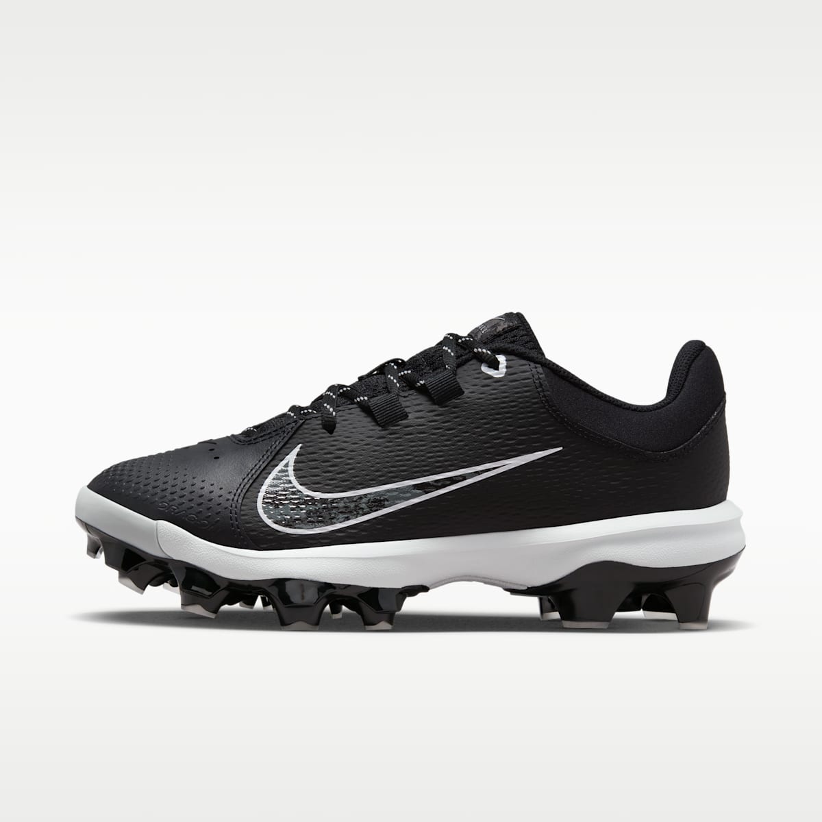 Nike Hyperdiamond 4 Pro MCS Women's Softball Cleats - Black/Pure Platinum/White