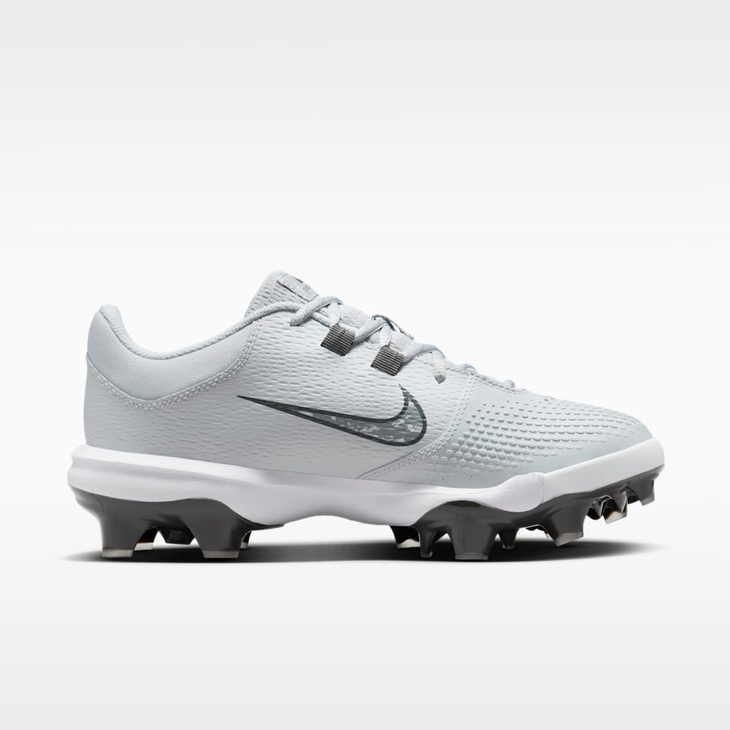 Nike Hyperdiamond 4 Pro MCS Women's Softball Cleats - Pure Platinum/Iron Grey/White/Wolf Grey