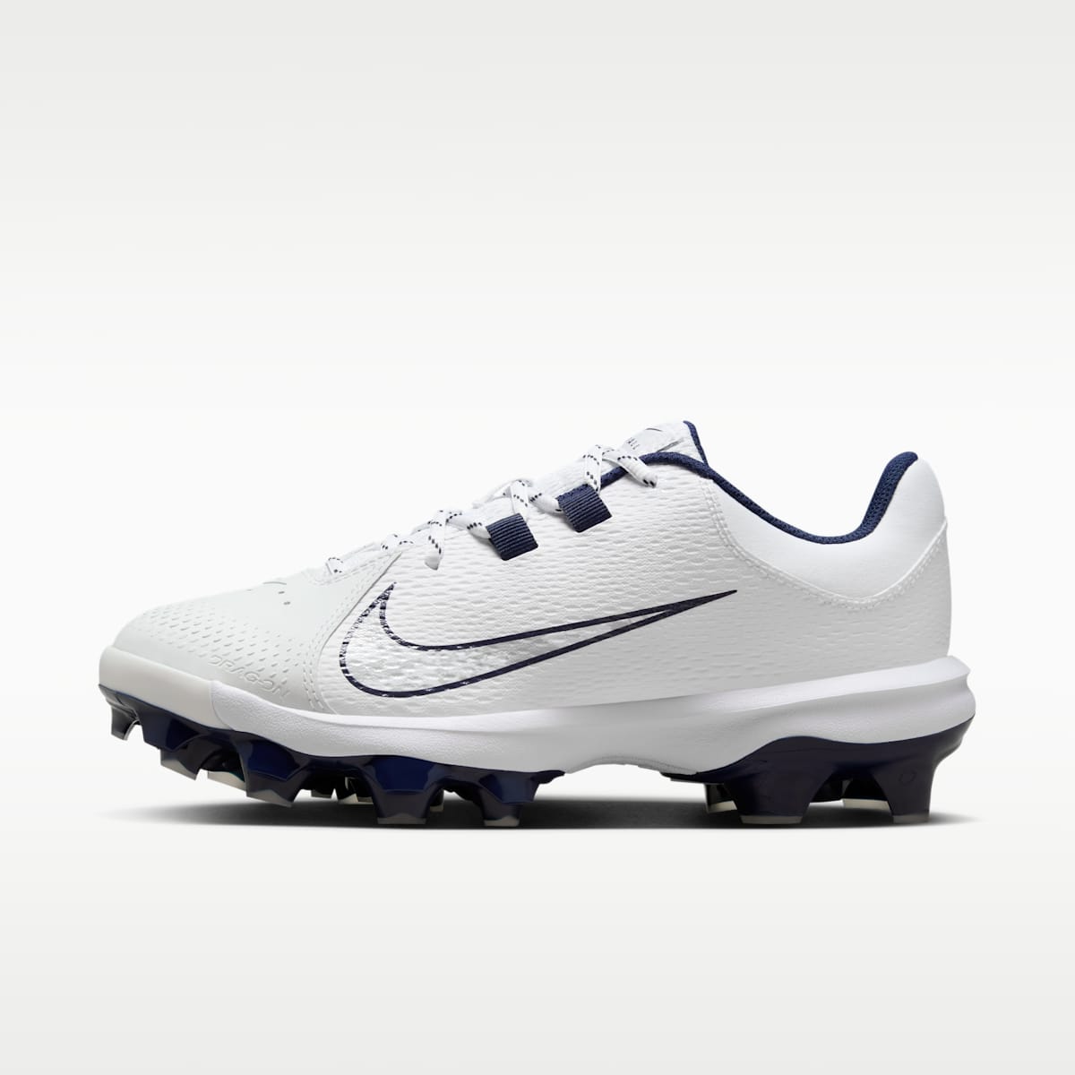 Nike Hyperdiamond 4 Pro MCS Women's Softball Cleats - White/Pure Platinum/Midnight Navy - Image 1