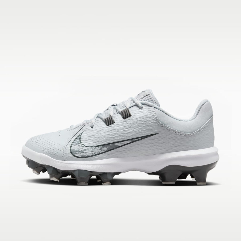 Nike Hyperdiamond 4 Pro MCS Women's Softball Cleats - Pure Platinum/Iron Grey/White/Wolf Grey