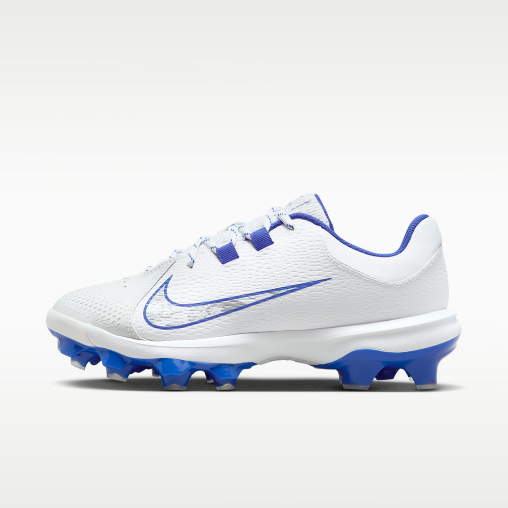 Nike Hyperdiamond 4 Pro MCS Women's Softball Cleats - White/Pure Platinum/Hyper Royal