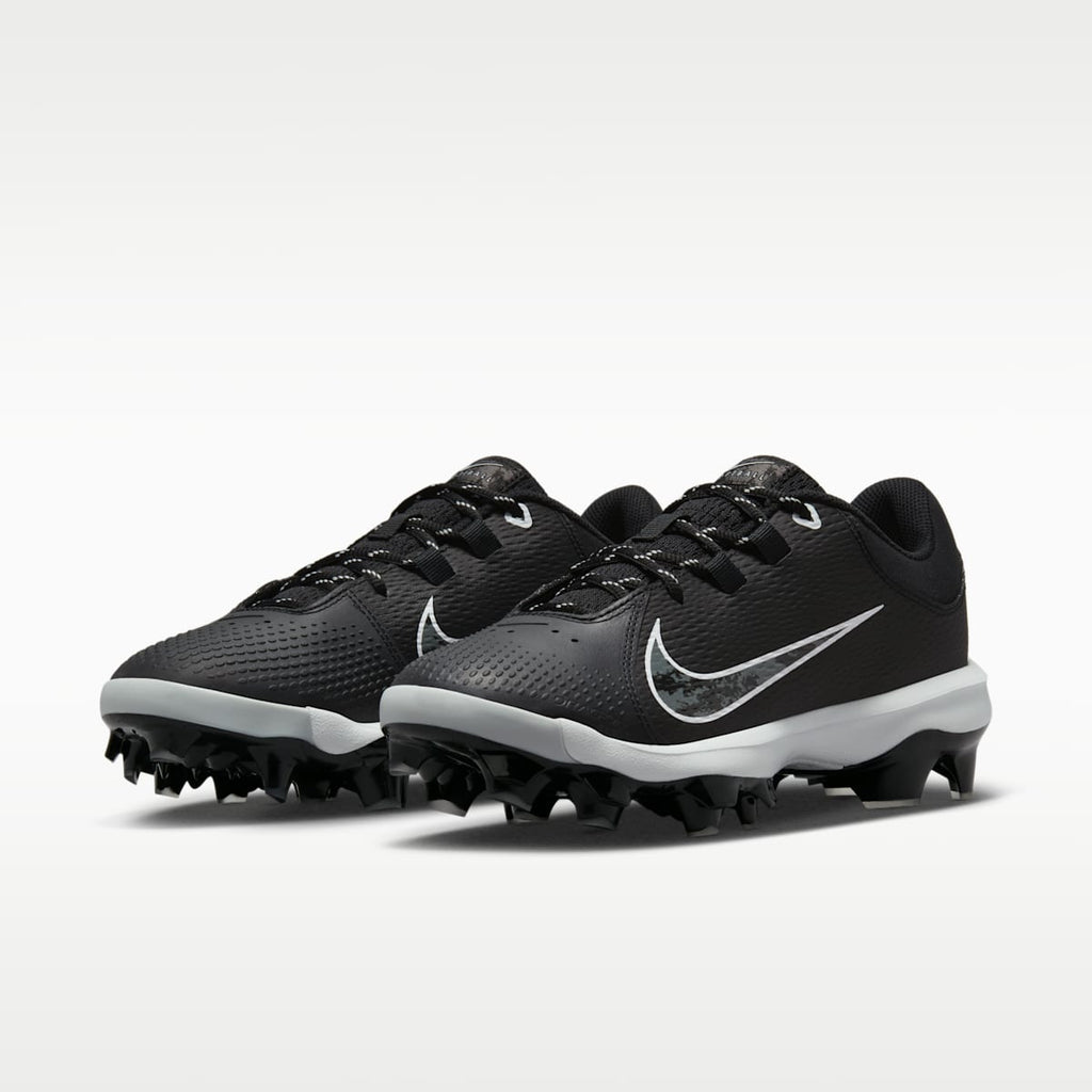 Nike Hyperdiamond 4 Pro MCS Women's Softball Cleats - Black/Pure Platinum/White