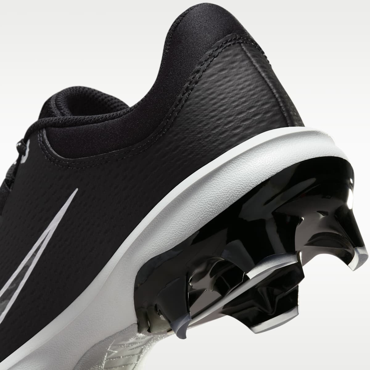 Nike Hyperdiamond 4 Pro MCS Women's Softball Cleats - Black/Pure Platinum/White - Image 9