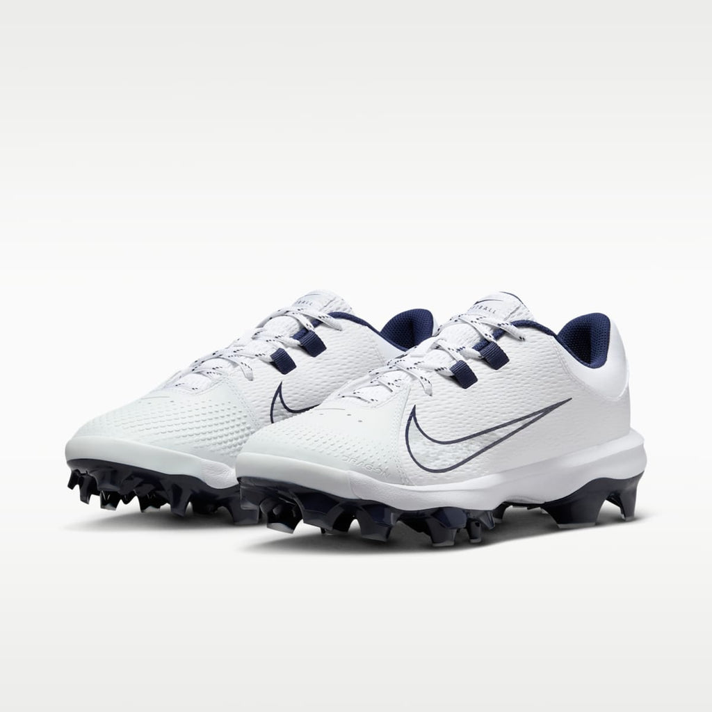 Nike Hyperdiamond 4 Pro MCS Women's Softball Cleats - White/Pure Platinum/Midnight Navy - Image 5