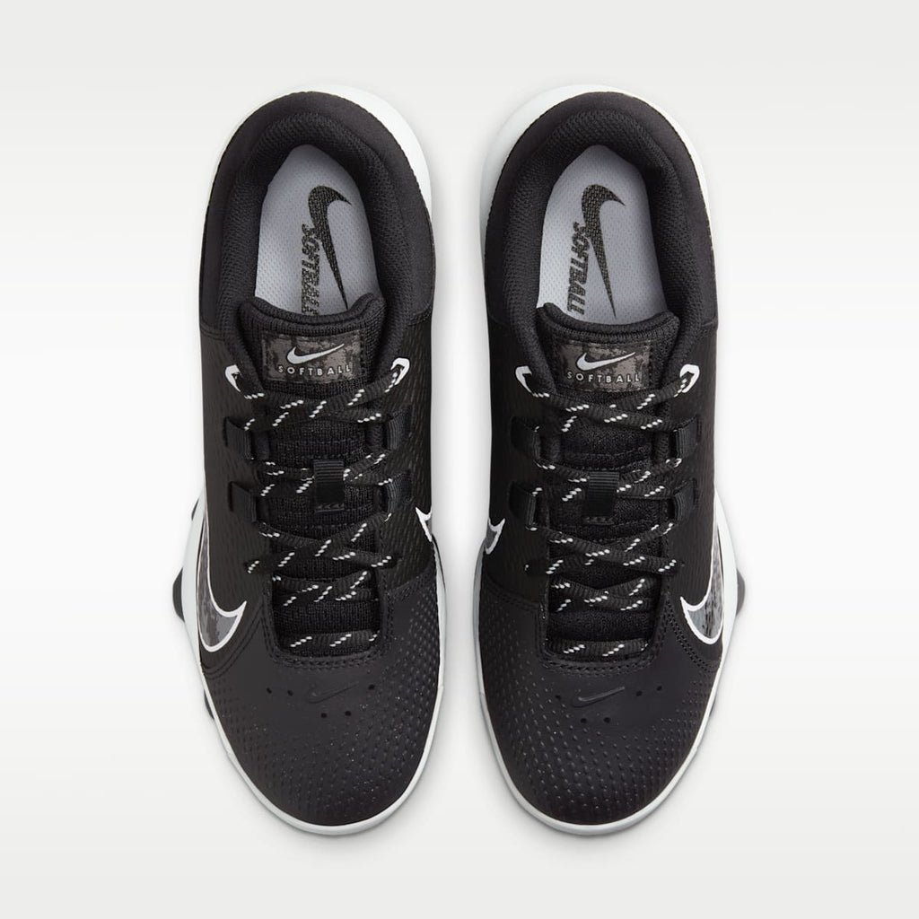 Nike Hyperdiamond 4 Pro MCS Women's Softball Cleats - Black/Pure Platinum/White
