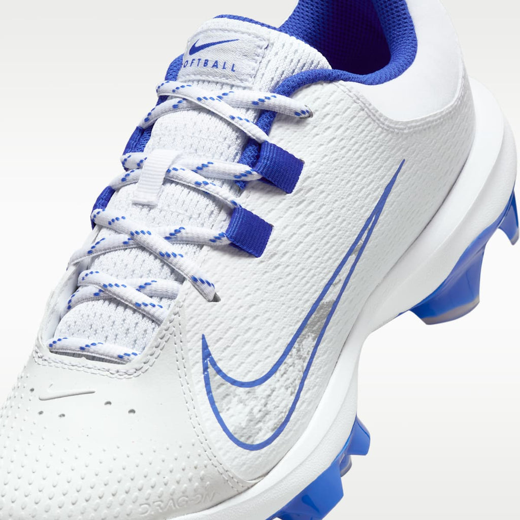 Nike Hyperdiamond 4 Pro MCS Women's Softball Cleats - White/Pure Platinum/Hyper Royal