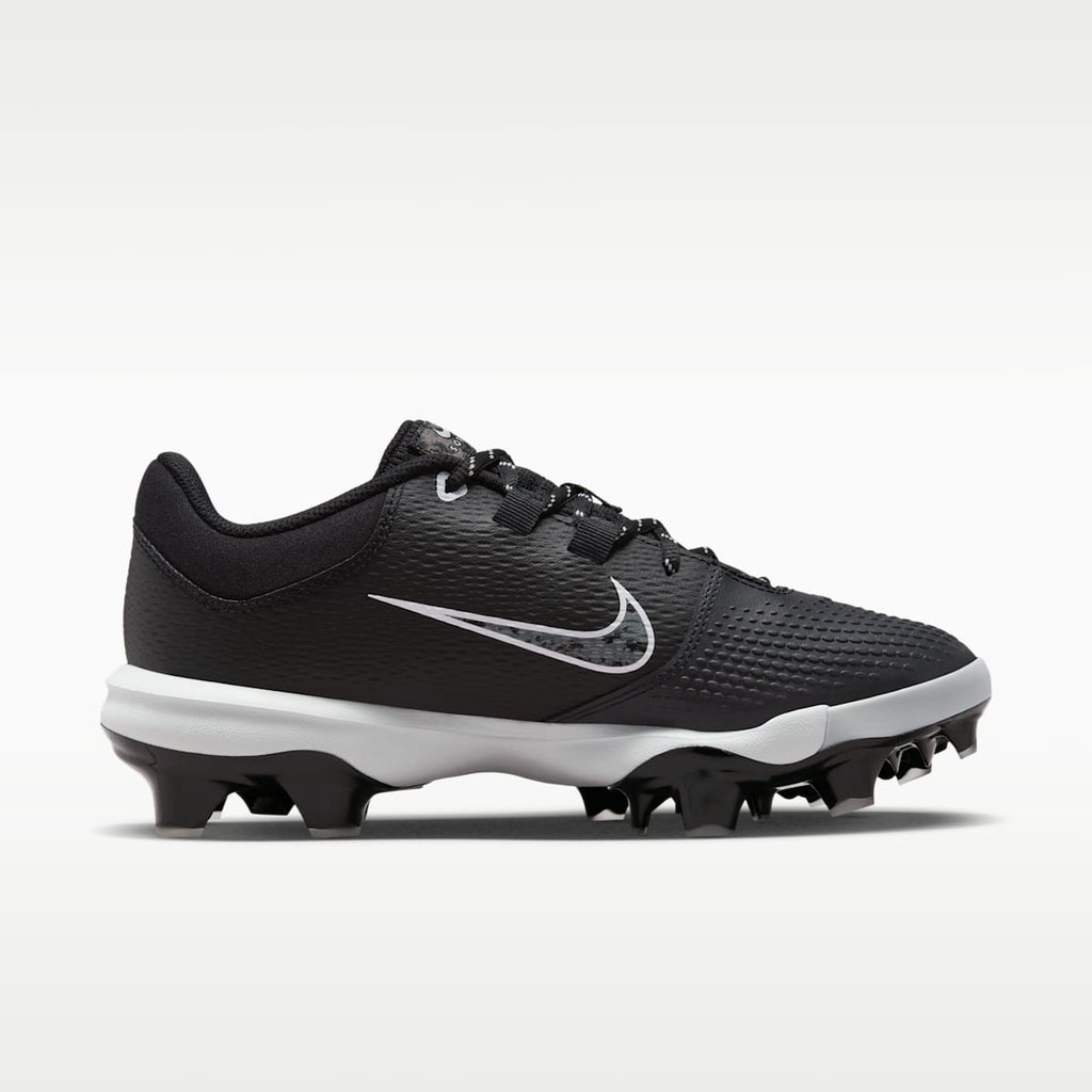 Nike Hyperdiamond 4 Pro MCS Women's Softball Cleats - Black/Pure Platinum/White - Image 3