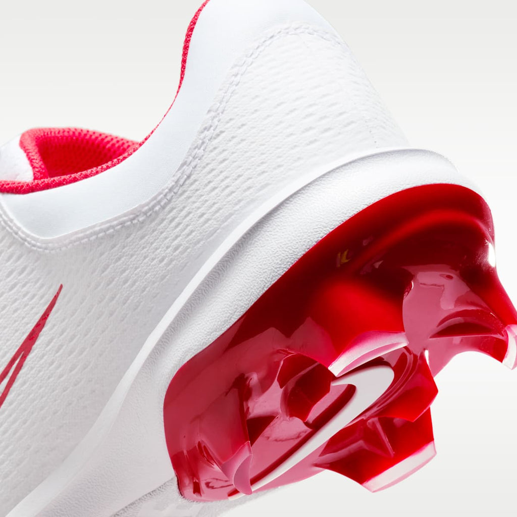 Nike Hyperdiamond 4 Pro MCS Women's Softball Cleats - White/Pure Platinum/University Red