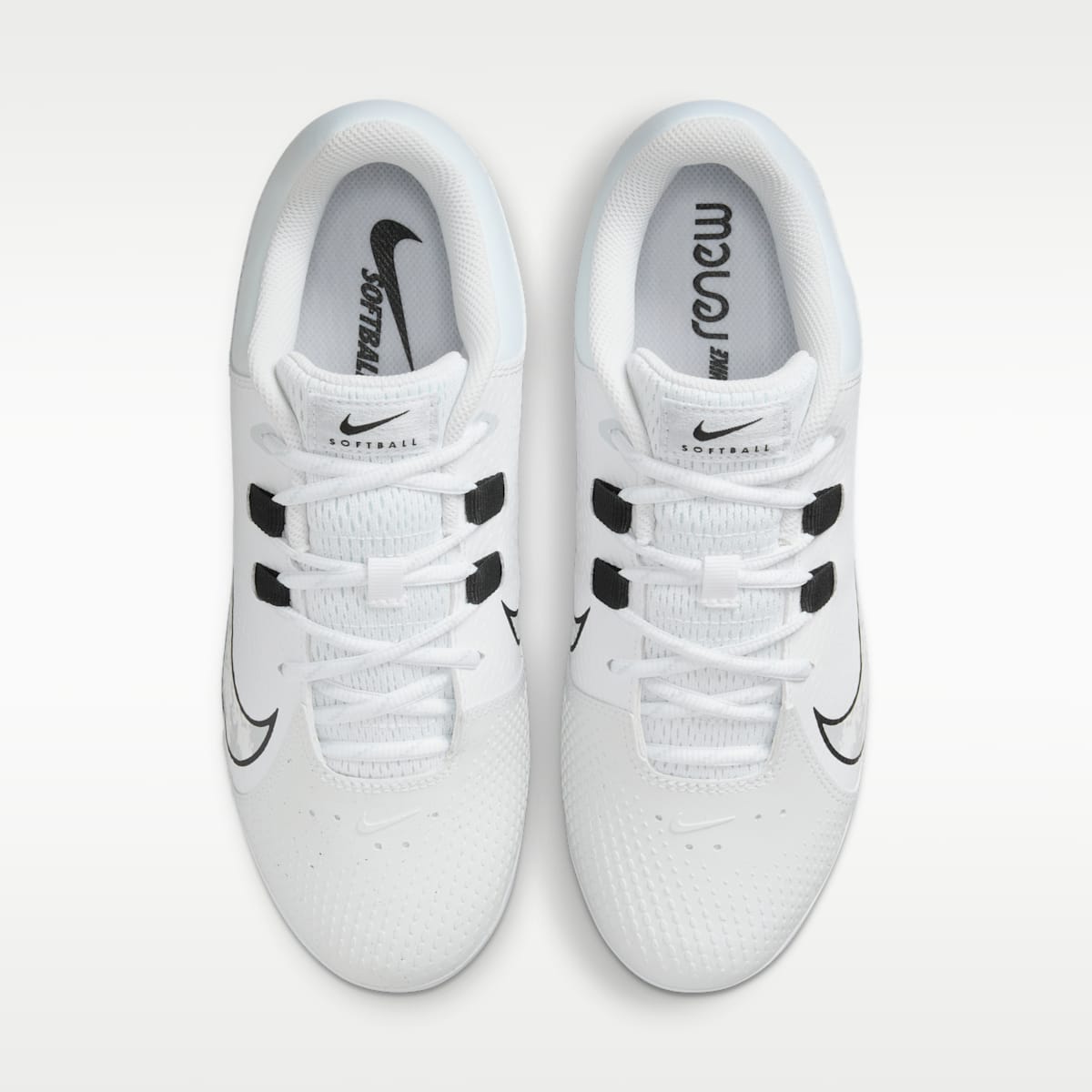Nike Hyperdiamond 4 Pro Women's Softball Cleats - White/Black/Wolf Grey