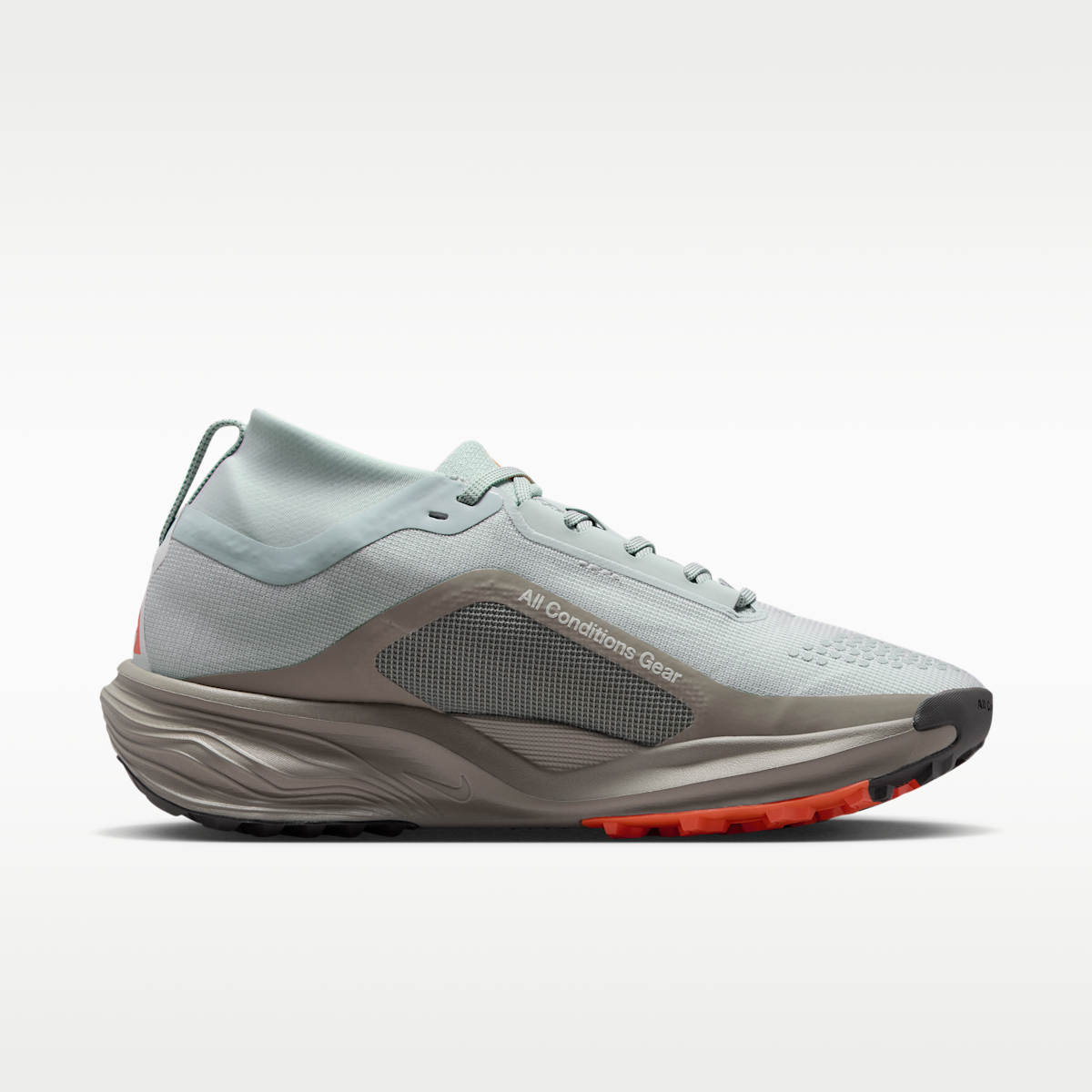 ACG Pegasus Trail GORE-TEX Women's Waterproof Trail Running Shoes - Light Silver/Light Army/Safety Orange/Light Silver