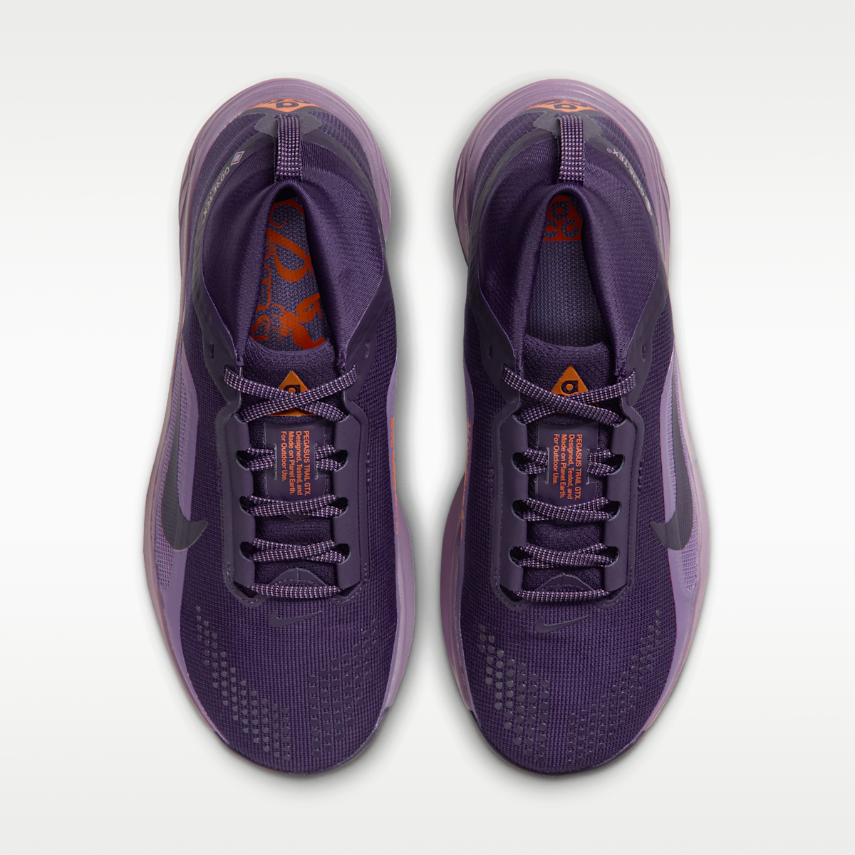 ACG Pegasus Trail GORE-TEX Women's Waterproof Trail Running Shoes - Purple Dynasty/Violet Dust/Safety Orange/Light Orewood Brown