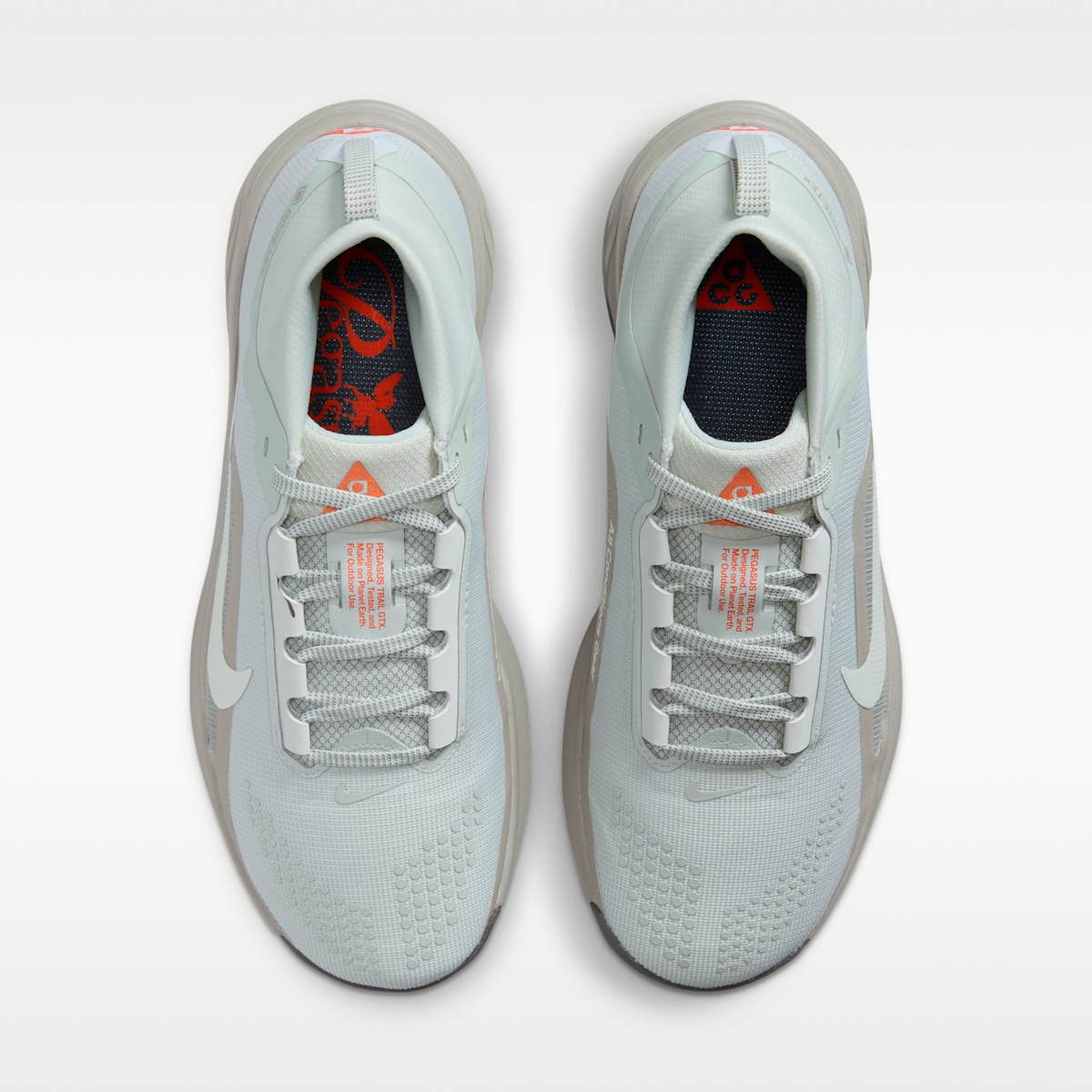 ACG Pegasus Trail GORE-TEX Women's Waterproof Trail Running Shoes - Light Silver/Light Army/Safety Orange/Light Silver