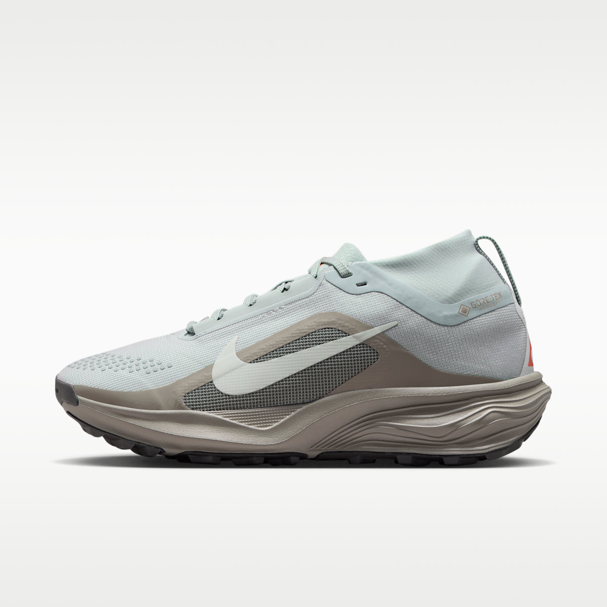 ACG Pegasus Trail GORE-TEX Women's Waterproof Trail Running Shoes - Light Silver/Light Army/Safety Orange/Light Silver
