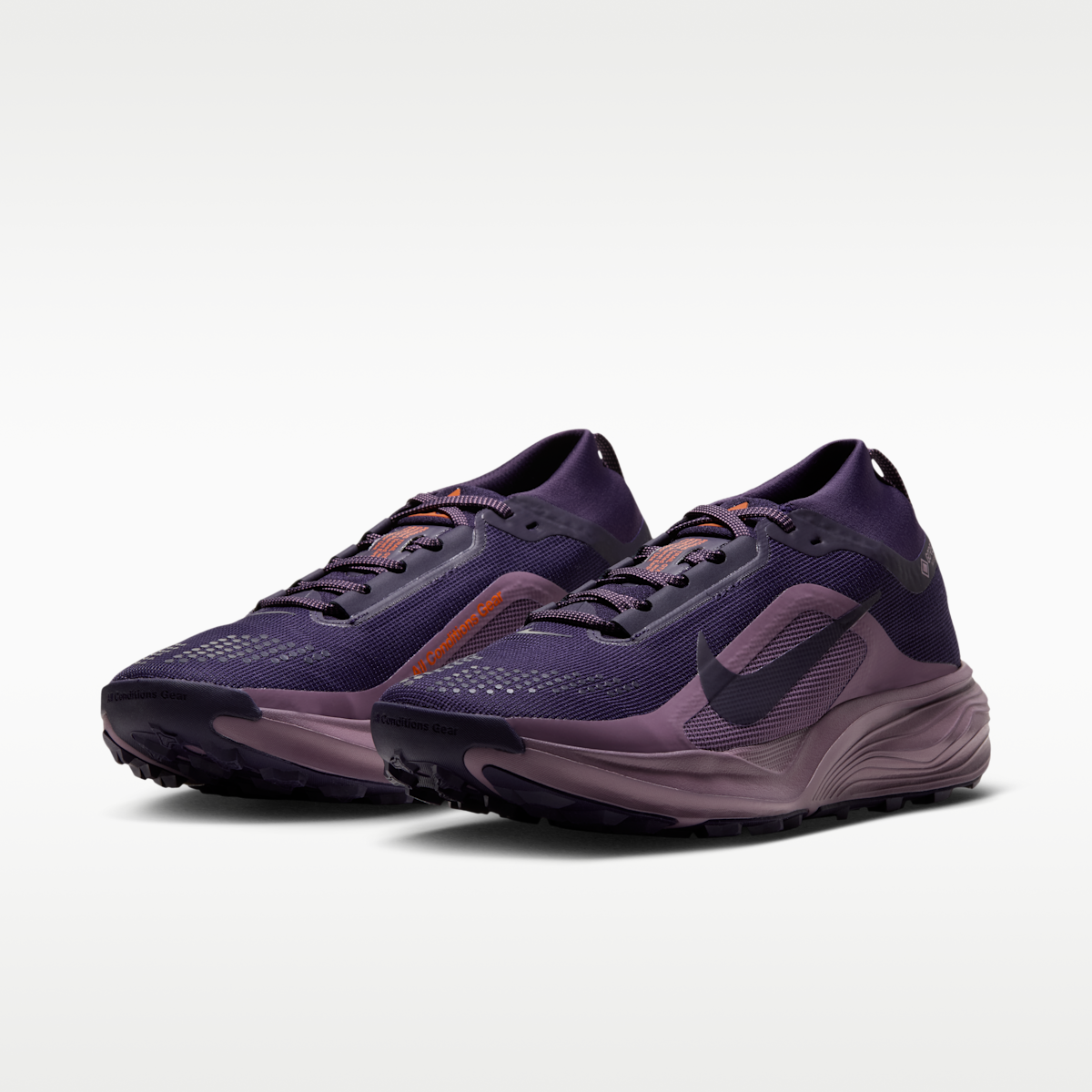 ACG Pegasus Trail GORE-TEX Women's Waterproof Trail Running Shoes - Purple Dynasty/Violet Dust/Safety Orange/Light Orewood Brown