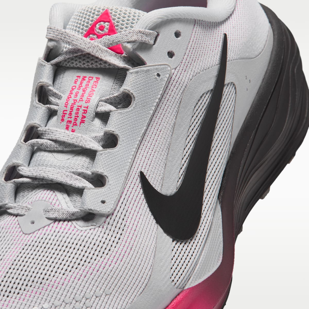 Nike ACG Pegasus Trail Women's Trail Running Shoes - Pure Platinum/Hyper Pink/Hyper Pink/Black