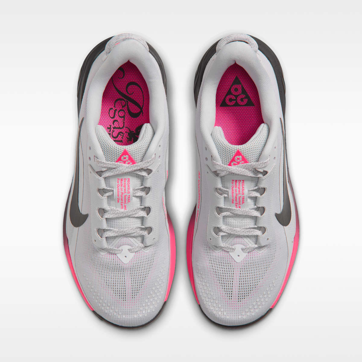 Nike ACG Pegasus Trail Women's Trail Running Shoes - Pure Platinum/Hyper Pink/Hyper Pink/Black