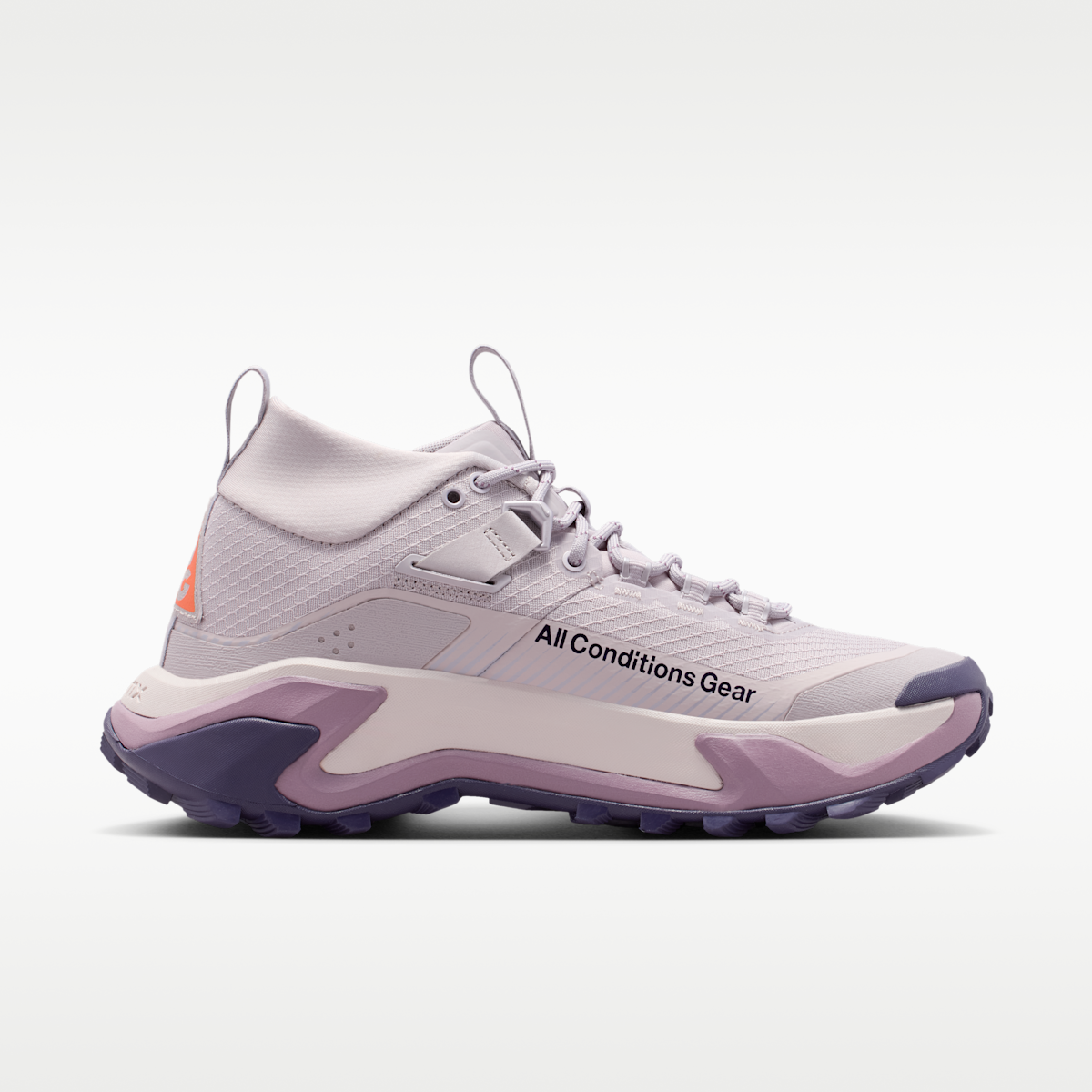 ACG Zegama Hike Women's Hiking Shoes - Silver Lilac/Purple Dynasty/Safety Orange/Violet Dust