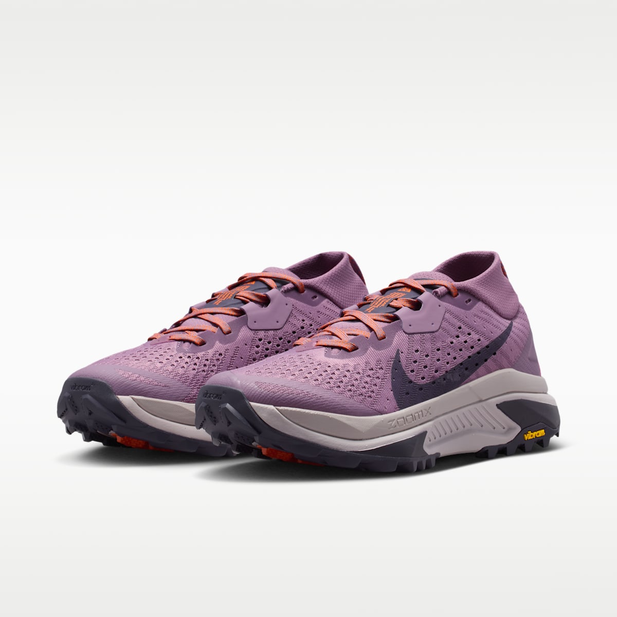 ACG Zegama Trail Women's Trail Running Shoes - Violet Dust/Silver Lilac/Safety Orange/Purple Dynasty