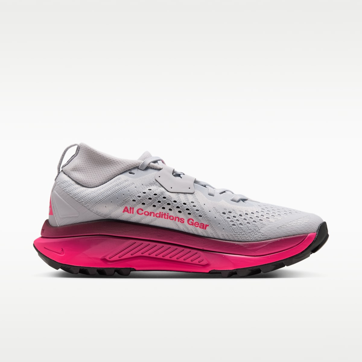ACG Zegama Trail Women's Trail Running Shoes - Pure Platinum/Hyper Pink/Yellow Ochre/Black