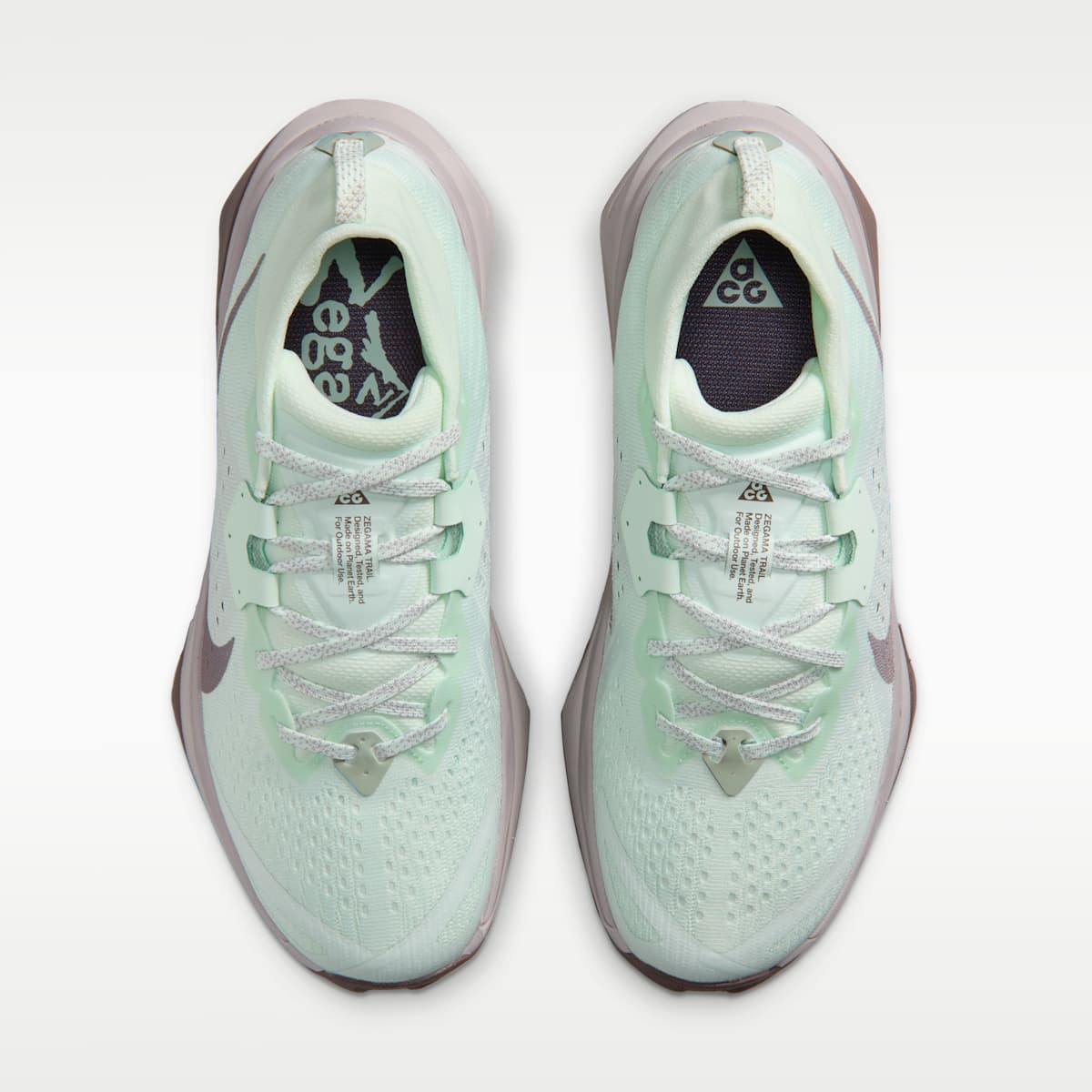 ACG Zegama Trail Women's Trail Running Shoes - Barely Green/Tattoo/Silver Lilac