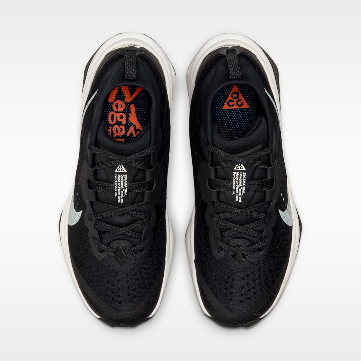 ACG Zegama Trail Women's Trail Running Shoes - Black/Safety Orange/Anthracite/Summit White