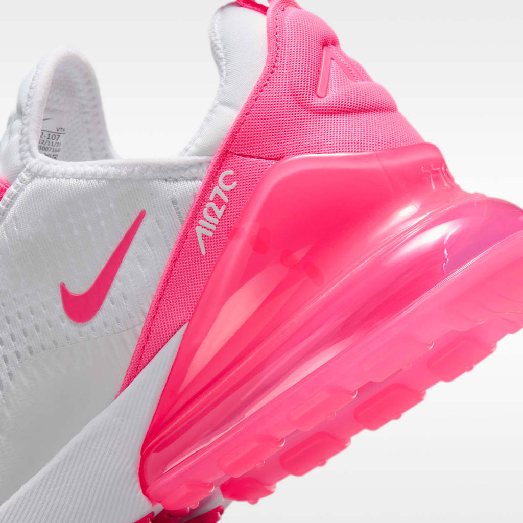 Nike Air Max 270 Women's Shoes - White/White/Hyper Pink