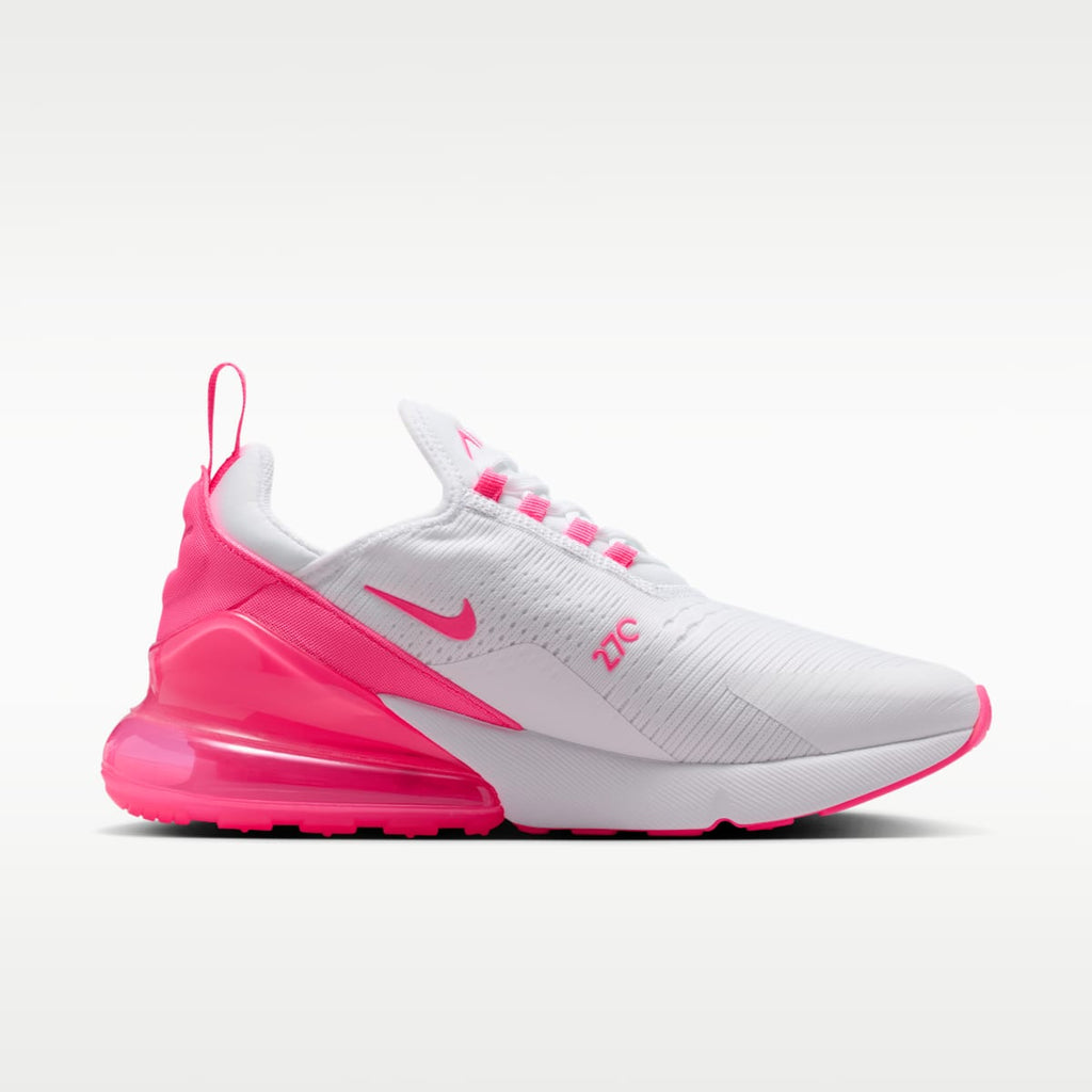Nike Air Max 270 Women's Shoes - White/White/Hyper Pink