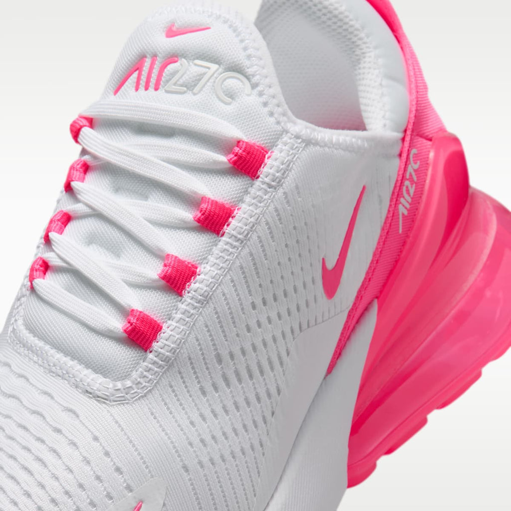 Nike Air Max 270 Women's Shoes - White/White/Hyper Pink