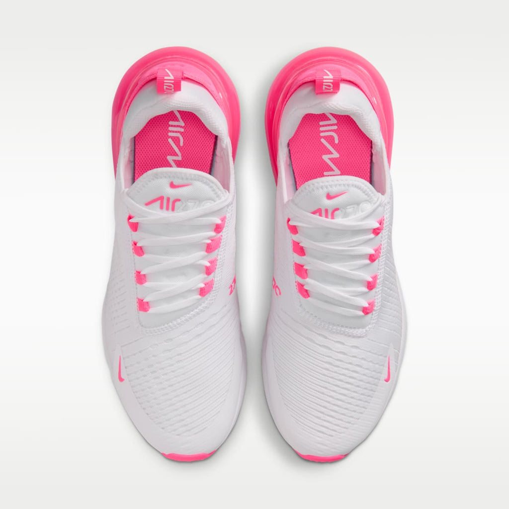 Nike Air Max 270 Women's Shoes - White/White/Hyper Pink