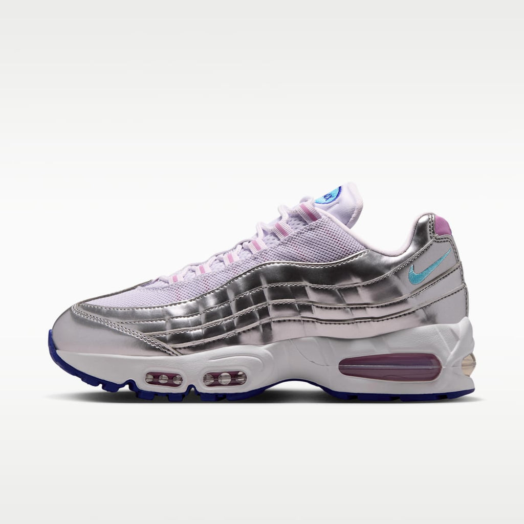 Nike Air Max 95 Big Bubble "WNBA All-Star Weekend" Women's Shoes - Chrome/Barely Grape/Light Magenta/Lagoon Pulse - Image 1
