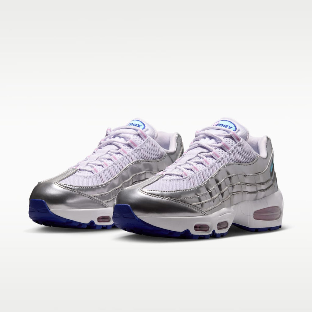 Nike Air Max 95 Big Bubble "WNBA All-Star Weekend" Women's Shoes - Chrome/Barely Grape/Light Magenta/Lagoon Pulse - Image 5