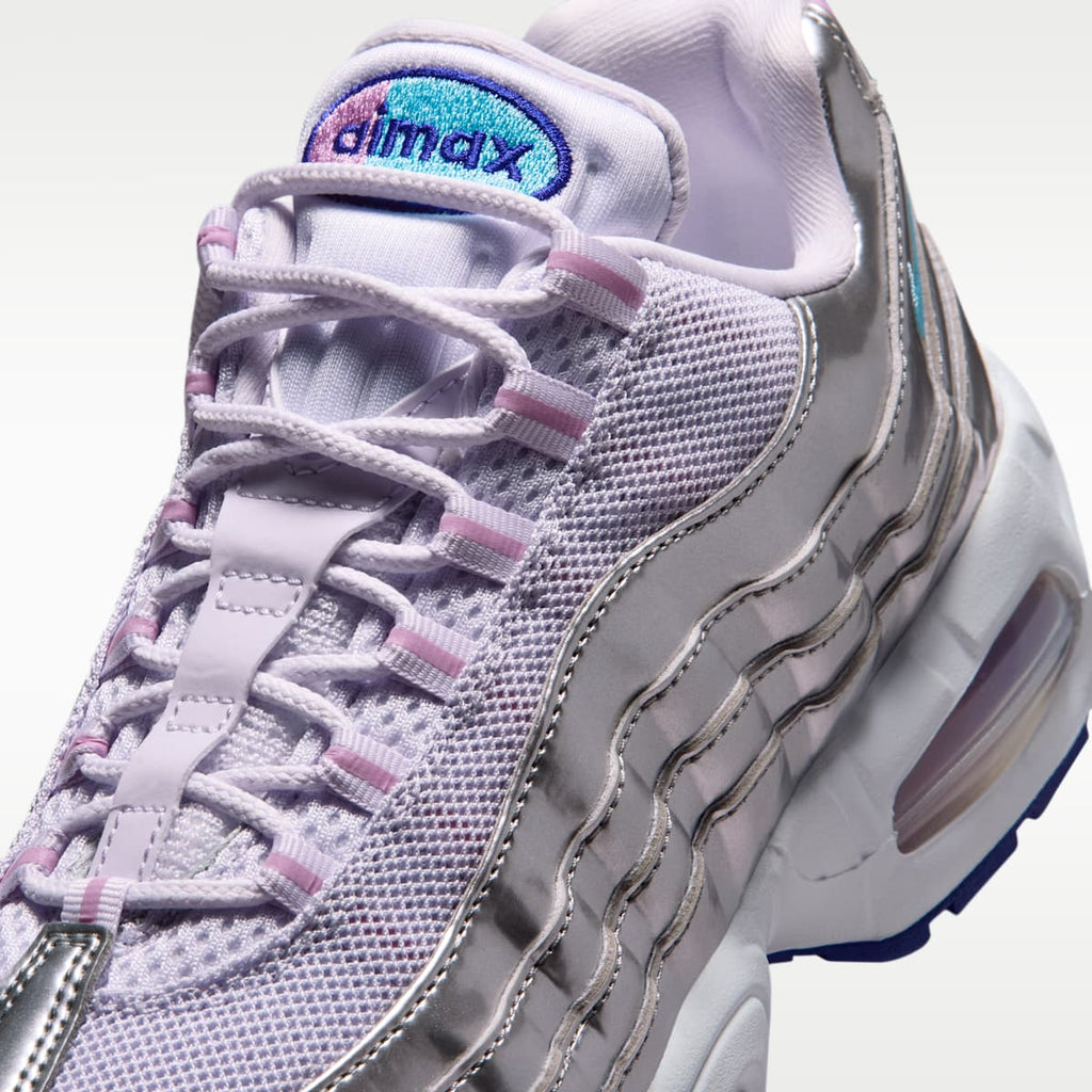 Nike Air Max 95 Big Bubble "WNBA All-Star Weekend" Women's Shoes - Chrome/Barely Grape/Light Magenta/Lagoon Pulse - Image 7