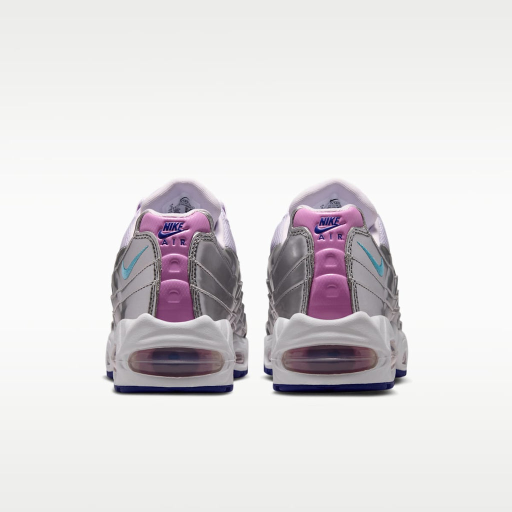 Nike Air Max 95 Big Bubble "WNBA All-Star Weekend" Women's Shoes - Chrome/Barely Grape/Light Magenta/Lagoon Pulse - Image 6