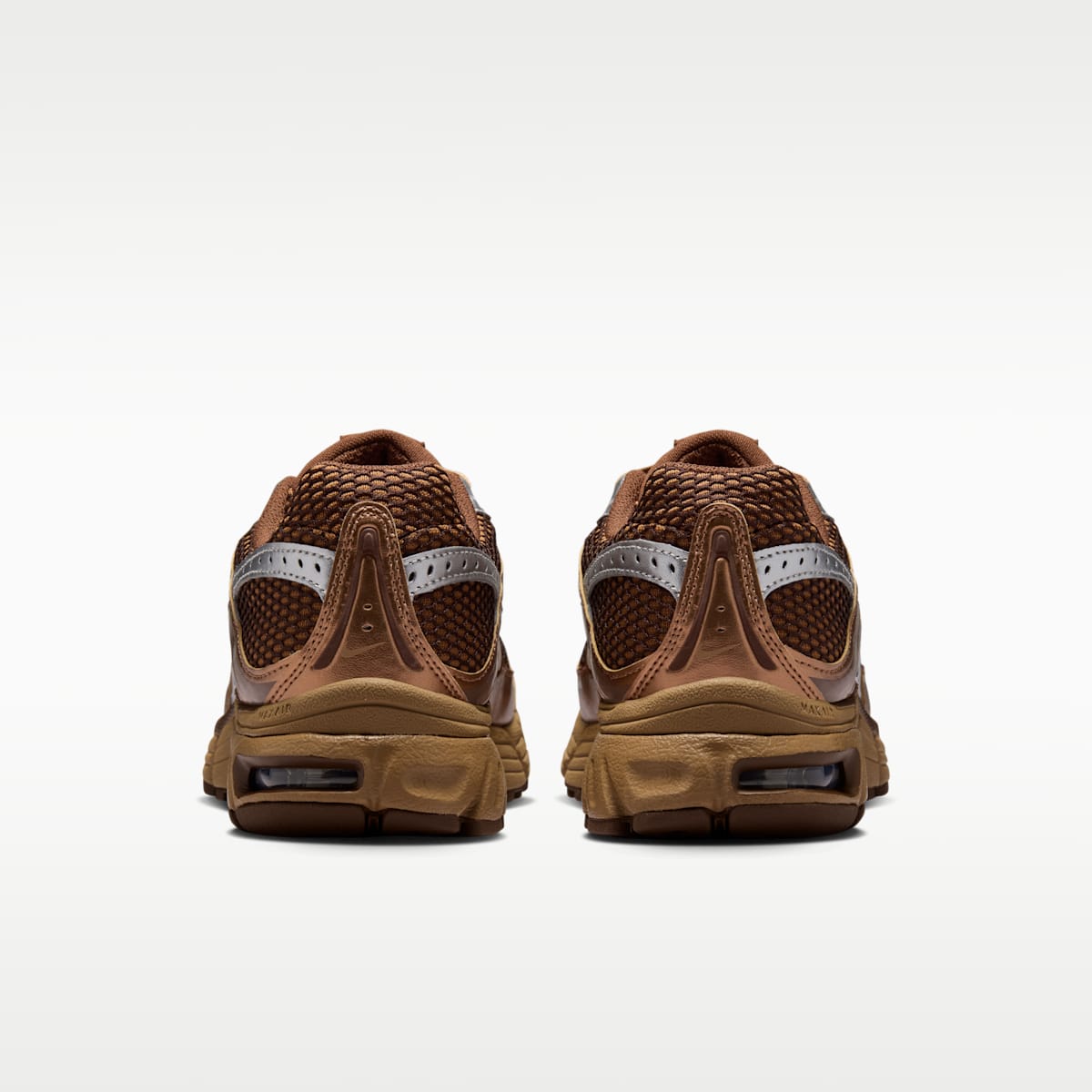 Nike Air Max Moto 2K Women's Shoes with Reflective Accents - Light British Tan/Cacao Wow/Metallic Silver/Dark Driftwood